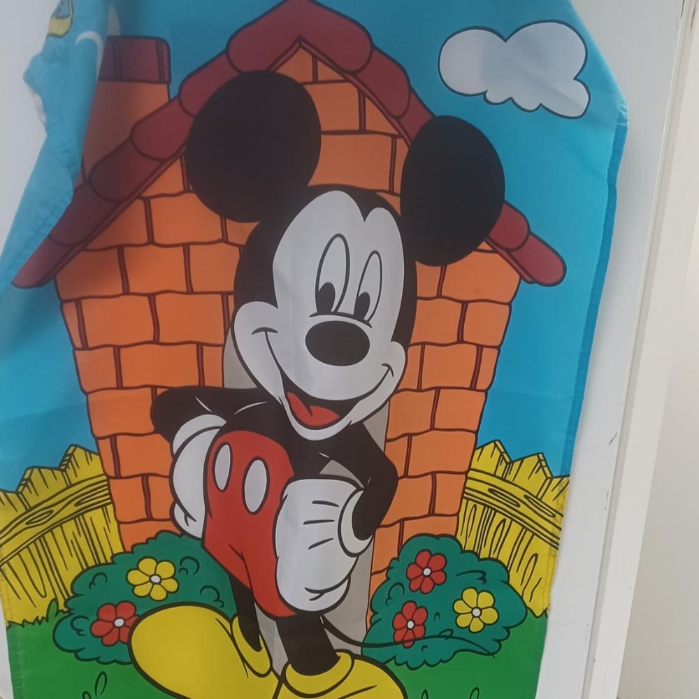 Disney Mickey Mouse Welcome Garden Flag Outdoor Yard Decor 29x40 / B-3